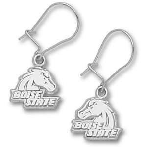 Boise State Broncos 3/8 Boise State Bronco Head Dangle Earrings 