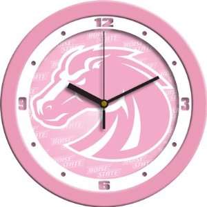  Boise State University Broncos 12 Wall Clock   Pink: Home 