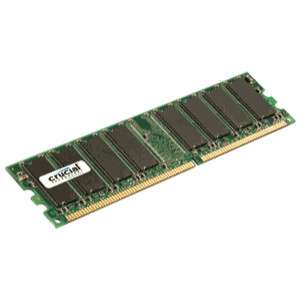 Crucial CT12864Z40B 1 GB, DDR RAM, 400 MHz, DIMM 184 pin Memory 