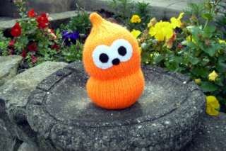 EDF Energy Zingy   My Keepon   Toy   Mascot   Blob  hand knitted 