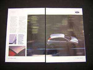 Ford Focus Special Feature Advert from 1999   16 Pages  