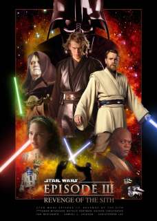Poster STAR WARS Episodio III   La vendetta dei Sith  