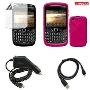  BlackBerry Gemini 8520/Curve 8530 Combo Hot Pink Premium 