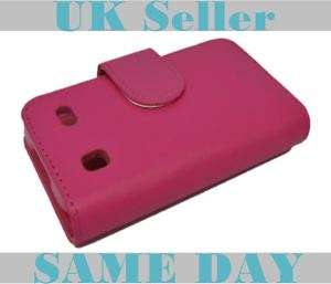 For LG GW520 PU/Leather Look Flip Case   Hot Pink   UK  