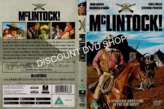 McLINTOCK. A SPANKING GOOD TIME IN THE OLD WEST. NEW DVD  