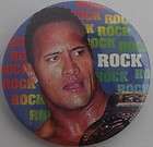 THE ROCK Large Pin/Badge(55mm​ 2.25 Inches)Dwayne Johnso