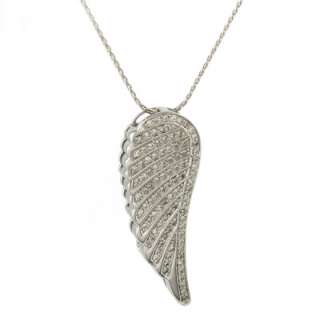 50 ct. t.w. Diamond Angel Wing Necklace in 14K Yellow Gold (PA528 