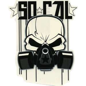 SO CAL 6 Skull Bolt Sticker 131177125  Stickers  