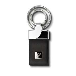  Pineider Milano Leather Key Ring 