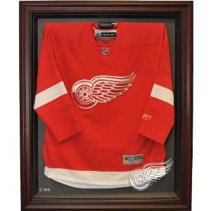  Caseworks Detroit Red Wings Mahogany Jersey Display Case 