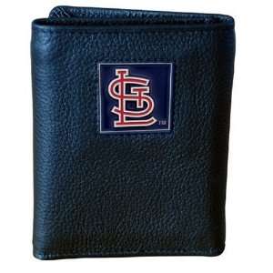   MLB St. Louis Cardinals Genuine Leather Tri fold Wallet Sports