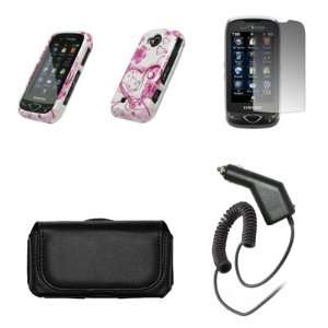  Samsung Reality U820 Premium Black Leather Carrying Case+ 