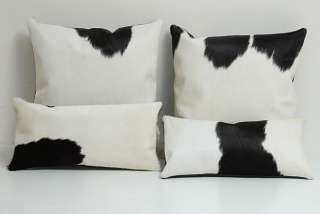 NEW LEATHER COWHIDE PILLOW HAIR ON COVER CUSHION 904  