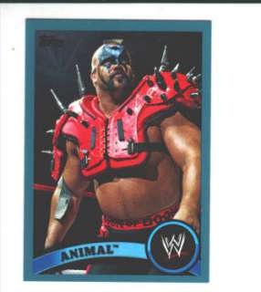 2011 Topps WWE BLUE #106 Road Warrior Animal 1846/2011  