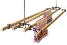 Lath Indoor Clothes Airer Pulley Classic Dryer ★★  