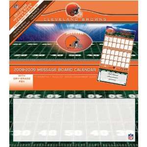   Browns NFL 17 Month Message Board Calendar