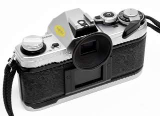 SUPER Clean CANON AE 1 35mm SLR Film Camera Body, Silver / Black 