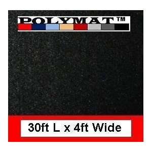  30ft * 4ft Wide Backed Polymat Black Speaker Box Carpet 