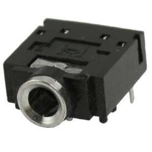   Mounting 5 Pin 3.5mm Stereo Jack Socket Audio Connector: Electronics