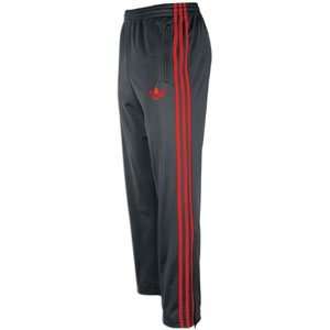    Adidas Originals Mens Firebird Track Pants Grey/Red Clothing
