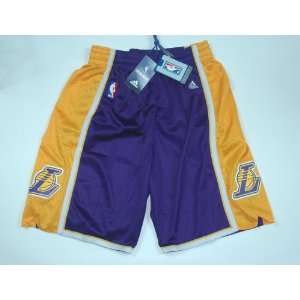  Los Angeles Lakers Swingman NBA Basketball Shorts Purple 