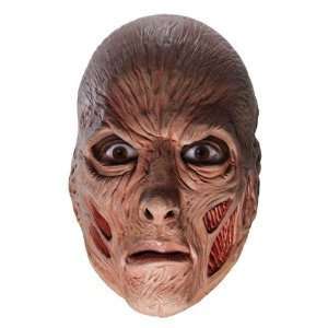   on Elm Street Costume Accessory, Freddy Krueger Adult 3/4 Vinyl Mask