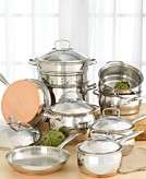   for Tools of the Trade Belgique Copper Bottom 14 Piece Cookware Set