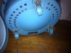 Vintage Eureka Canister Vacuum Cleaner With Attatchments Model 555 B 