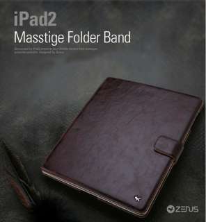 Messtige Leather Case Apple iPAD 2 (Black Choco)ZENUS  
