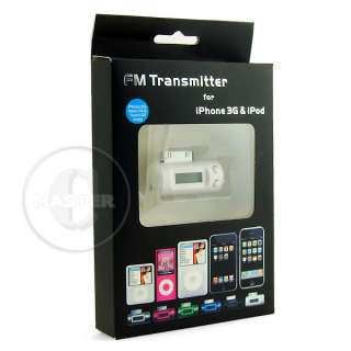  FM TRANSMITTER WIRELESS MUSIC MP3 CAR STEREO iPHONE 3G 4 4G S iPOD 