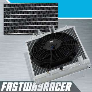   EK Half Size Manual Aluminum Racing Radiator + 12 Radiator Slim Fan