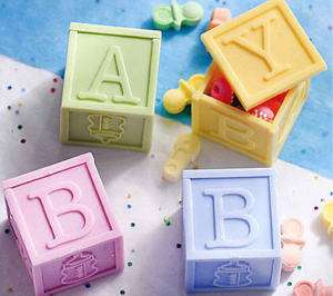 BABY SHOWER PARTY SUPPLIES FAVOR GIFT B A B Y Blocks NW  