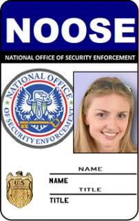 Custom NCIS ID Card GTA NOOSE Security Badge  