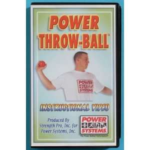  Power Throw Ball Instructional DVD