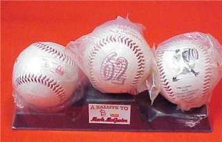 MARK McGWIRE ~ McDonalds Home Run Baseballs ~ Sealed set of 3, with 