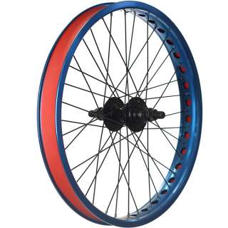Bmx Bike Wheels/wheelset (Wide Rim) Blue  