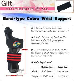 Band type Cobra Wrist Support / Glove  