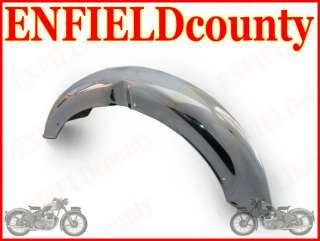NEW ROYAL ENFIELD FRONT & REAR CHROME MUDGUARDS 350cc  