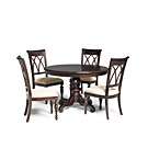 Bradford Dining Room Furniture, 5 Piece Dining Set (Rectangular Table 