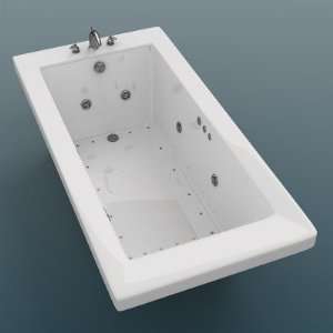 Guadeloupe 32 x 72 x 23 Rectangular Air and Whirlpool Jetted Bathtub 