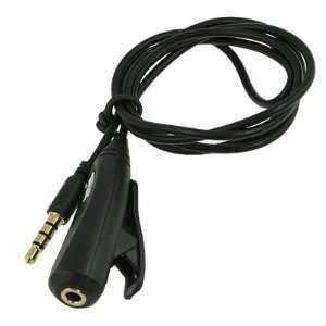  Gino Hands Free 3.5mm Jack Black Clip on Microphone Mic 
