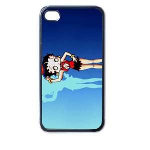  betty boop ve4 iphone case for iphone 4 and 4s black Cell 