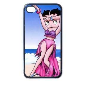  betty boop ve27 iphone case for iphone 4 and 4s black 