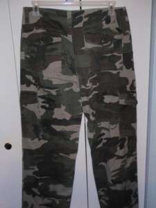 NEW Mens Camouflage Cargo Pants Sizes 34 X 30   36 X 30   38 X 30 