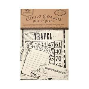  Bingo Boards & Calling Cards 9/Pkg Travel Arts, Crafts 