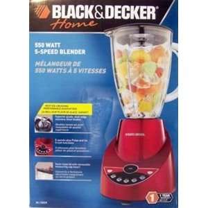  BLACK & DECKER 550 watt GLASS JAR RED BLENDER   CASE PACK 