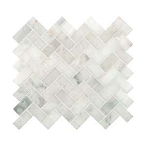   Tile   Marble Series Arabescato Herring Bone / Mixed