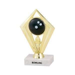  Bowling Trophies   New Participation Activity Trophy Bowling 