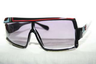Cazal Design Sunglasses Shades #858 Rare black frame Retro geek chick 
