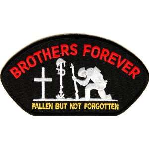 Brothers Forever Patch   Fallen but not Forgotten, 5x2.75 inch, small 